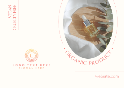 Organic Product Postcard Image Preview