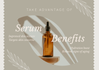 Organic Skincare Benefits Postcard Image Preview