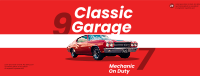 Classic Garage Facebook Cover Design