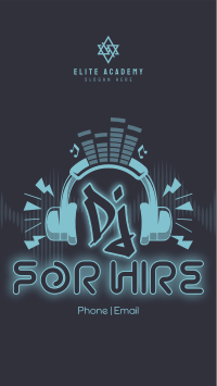 DJ for Hire Facebook story Image Preview