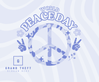 Hippie Peace Facebook Post Design
