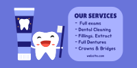 Dental Services Twitter post Image Preview