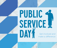 Minimalist Public Service Day Reminder Facebook post Image Preview