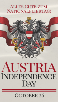 Austrian Independence Day TikTok Video Image Preview