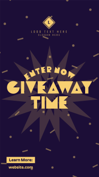 Confetti Enter Giveaway Instagram reel Image Preview