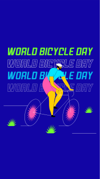 Happy Bicycle Day TikTok Video Image Preview