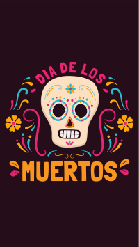 Dia De Muertos Parade Facebook story Image Preview