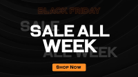 Monochromatic Pattern Black Friday Animation Image Preview