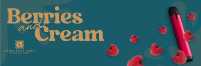 Berries and Cream Twitter header (cover) Image Preview