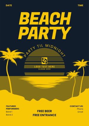 Beach Party Flyer Image Preview