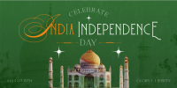 India Independence Taj Mahal Twitter Post Preview