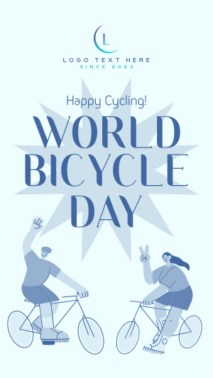 World Bike Day Facebook story Image Preview