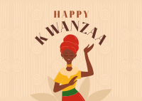 Kwanzaa Tradition Postcard Design