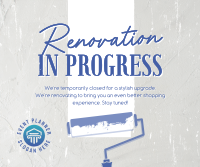 Renovation In Progress Facebook Post Design