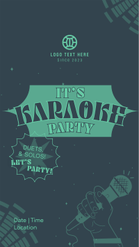 Karaoke Party Nights TikTok video Image Preview