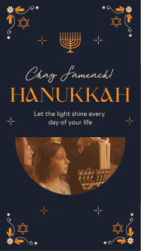 Hanukkah Celebration YouTube Short Design