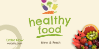 Fresh Healthy Foods Twitter post Image Preview