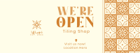 Tiling Shop Opening Facebook Cover Image Preview