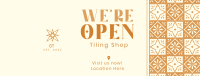 Tiling Shop Opening Facebook Cover Image Preview