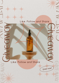 Beauty Product Giveaway Flyer Image Preview