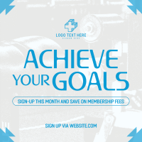 Fitness Gym Membership Instagram Post Preview