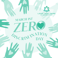 Zero Discrimination Day Celeb Linkedin Post Design