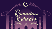 Ramadan Mosque Greeting Facebook Event Cover Design