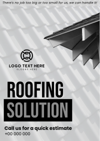 Roofing Solution Flyer Design