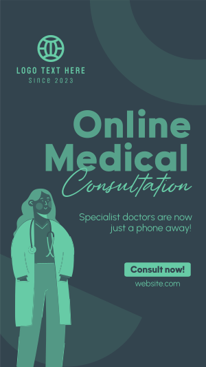Online Specialist Doctors Instagram story Image Preview