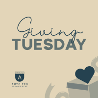 Giving Tuesday Donation Box Instagram post Image Preview