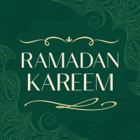 Ornamental Ramadan Greeting Instagram post Image Preview