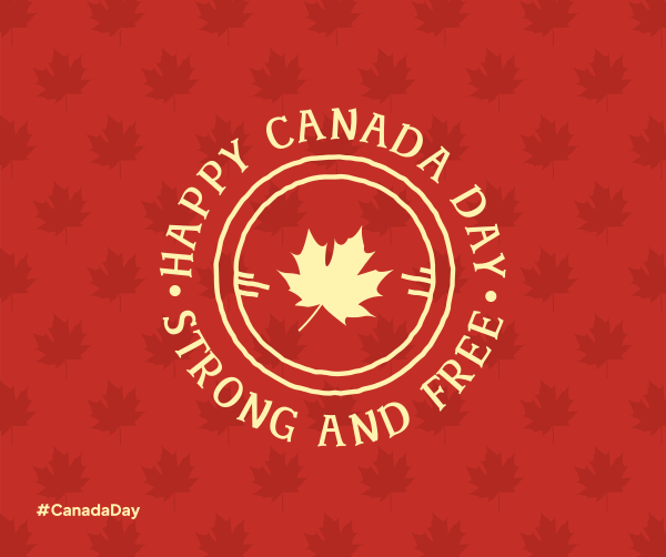 Canada Day Badge Facebook Post Design Image Preview