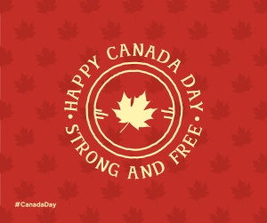 Canada Day Badge Facebook post Image Preview