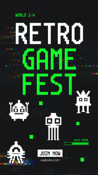 Retro Game Fest Instagram reel Image Preview
