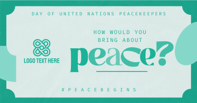 Contemporary United Nations Peacekeepers Facebook ad Image Preview