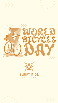 Go for Adventure on Bicycle Day Instagram Reel Image Preview