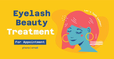 Eyelash Treatment Facebook ad Image Preview