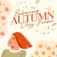 Cozy Autumn Season Instagram Post Design