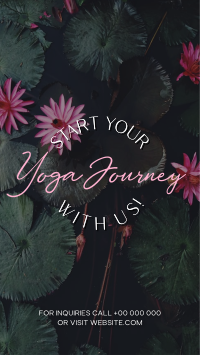 Yoga Journey Facebook Story Design