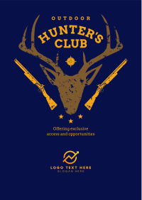 Join The Hunter's Club Flyer Image Preview