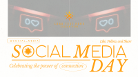 Modern Social Media Day Facebook event cover Image Preview