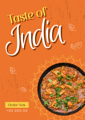 Taste of India Flyer Image Preview