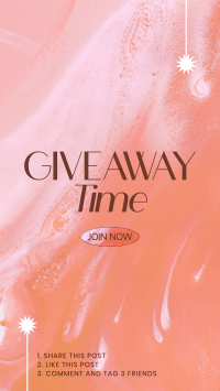 Giveaway Time Announcement Facebook story Image Preview