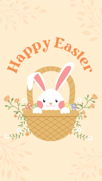 Modern Easter Bunny Instagram Story Design