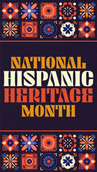 Hispanic Heritage Month Tiles YouTube short Image Preview