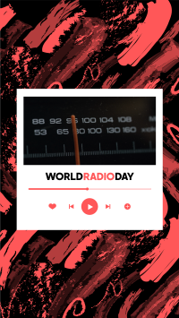 Radio Day Player Instagram Story Design