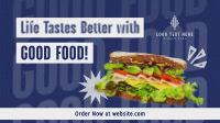 Contemporary Food Quote Animation Preview