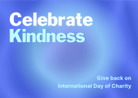 International Day of Charity Postcard Image Preview