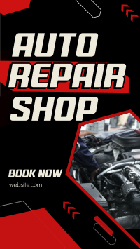 Auto Repair Shop Facebook Story Design