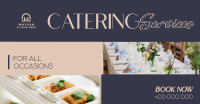 Elegant Catering Service Facebook Ad Design